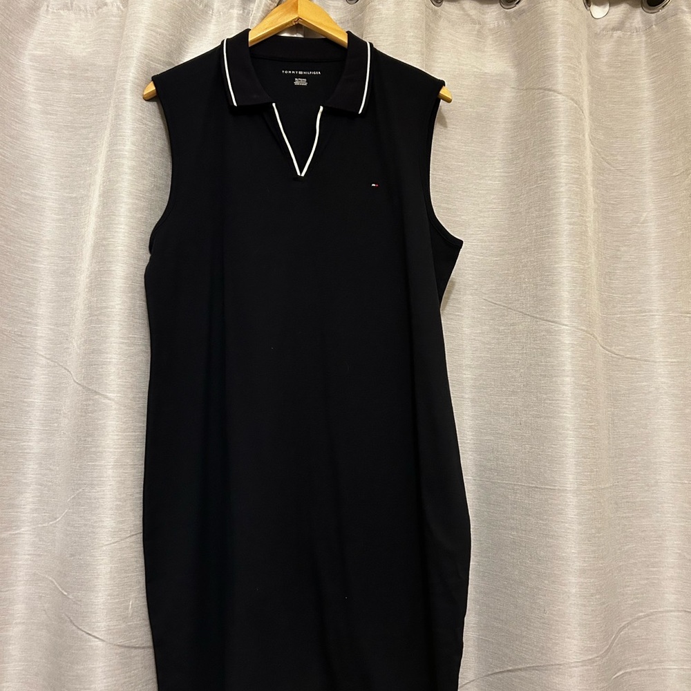Tommy Hilfiger Navy Sleeveless Polo Dress